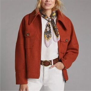 NWT Stylish Women's Rust Utility Jacket